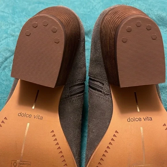 Dolce Vita pointed toes Silma Ankle Boot suede NWOT women’s sz 6.5 Brazil made - Picture 9 of 14